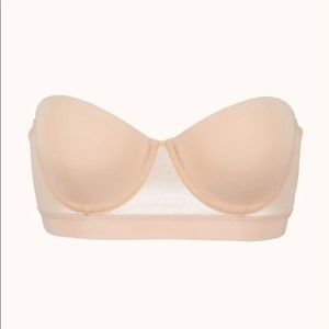 NWT - Lively nude strapless bra